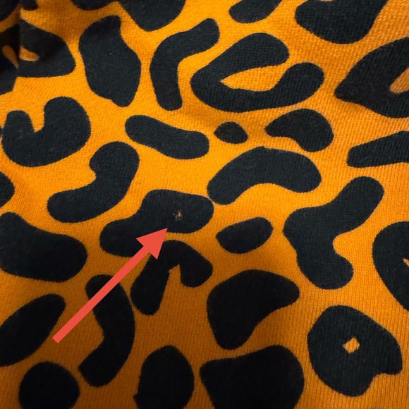 Adidas x Rich Mnisi Cheetah Leopard Print Hoodie Orange Black Streetwear Collab - Picture 7 of 7